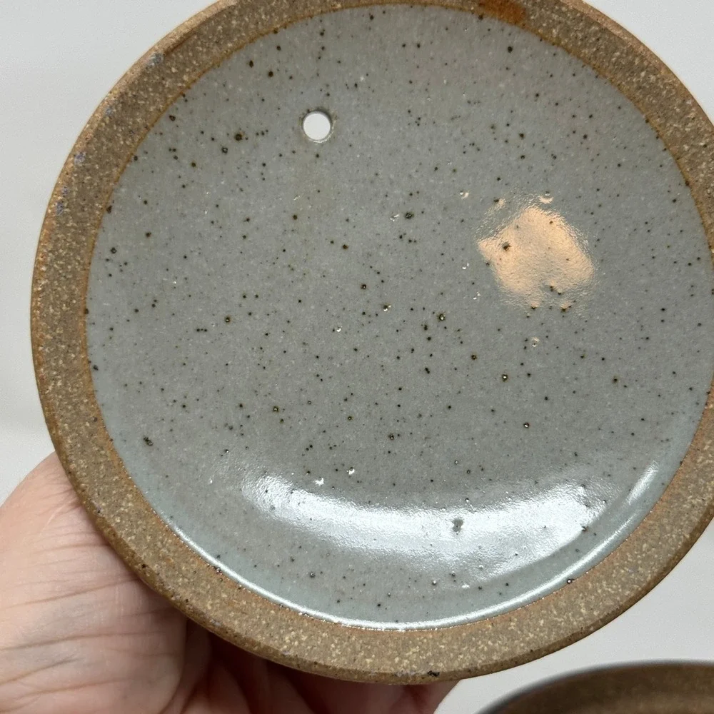 Handmade Ceramic Casserole Pot with Lid Rustic Stoneware Kitchenware‎ Farmhouse